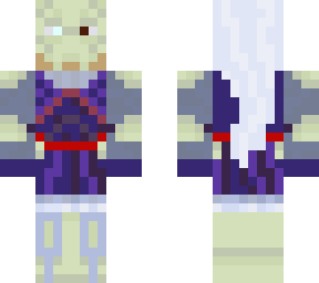 masked violet warrior