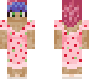 me in strawberry dress