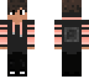mikz black and pink hoodie 1