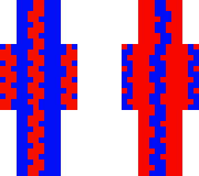 morph skin (red and blue)