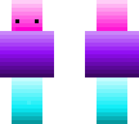 my gradient skin with face :