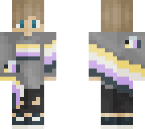 nonbinary pride contest entry (plus bees) :3