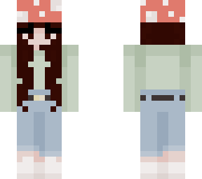 not mine! (brunette mushroom girl)