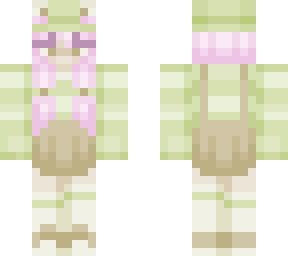 pink haired frog girl