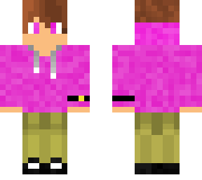 pink hoodie kid