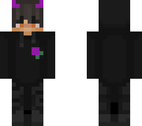 purple demon boy