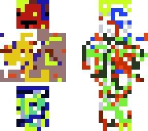 rainbow noob skin