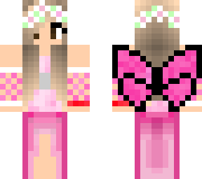 recolor pink-rosa pink flower fairy