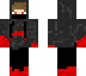red and black