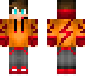 red and orange gamer