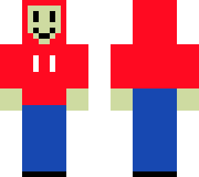 red hoodie