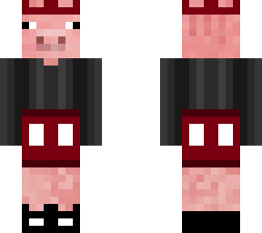 red mickey pig
