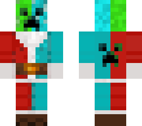 santa normal and electric creeper