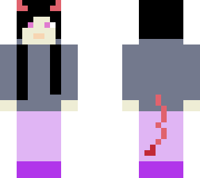 shy devil girl