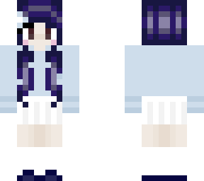 soft blue girl