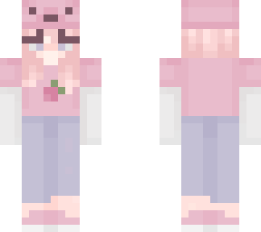 straw berry bear :) // credits: my friend for the idea lol