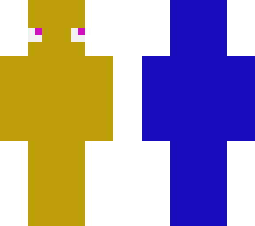 yellow and blue alien