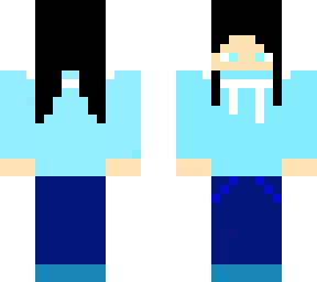 ~blue sweatshirt girl~