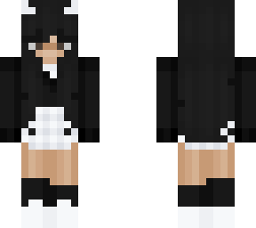 black and white demon