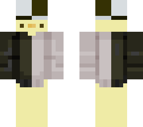 black and white duck