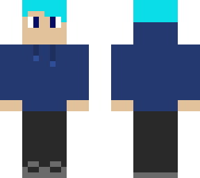 blue cool guy