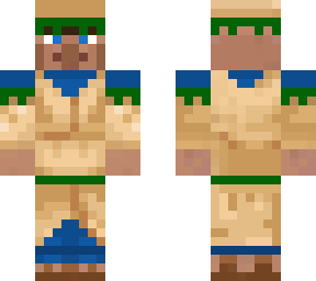 blue desert villager