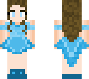 blue girl