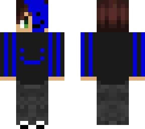 blue mask