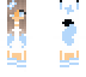 blue wolf girl