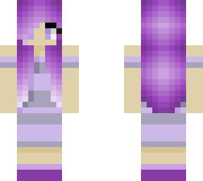 but i wanna look cute in purple (hair by jenica called purple hair template)