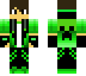 creeper boy super neon green