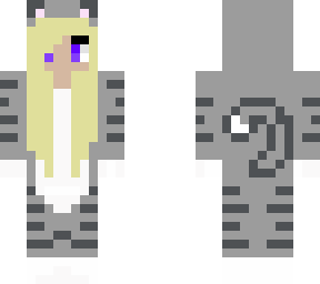 cute catgirl in unicorn onesie
