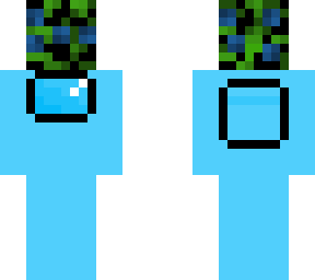 cyan with leaves