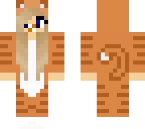 edit of tabby cat girl