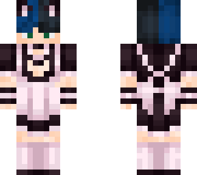 enby cat maid