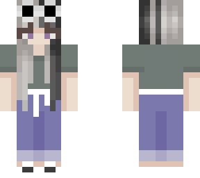 female with gogy glasses and ranboo hair
