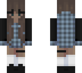 girl in blue checkered (made by klera21, revised by me)