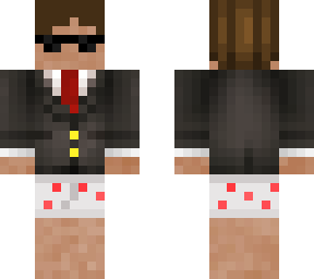 green-eyed business man underwear