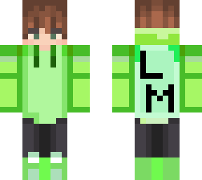 green karl jacobs with initials