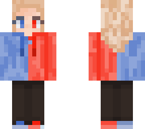hoodie blue and red