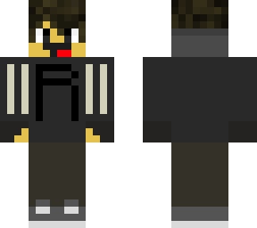 my main skin w/ skeppy mouth + cool hair