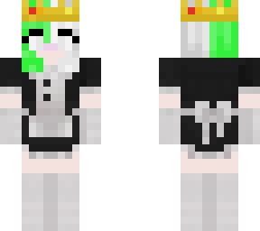 my skin but maid dress (dress not mine)