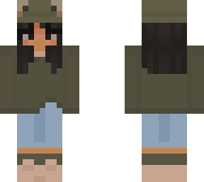 my skin w frog hat