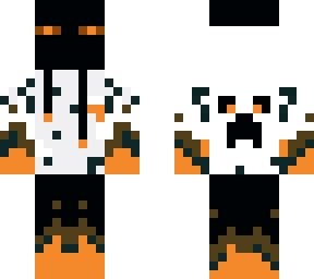 orange hooded enderman