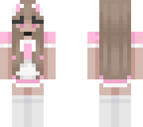 pink cat maid