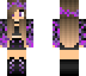 purple fire girl