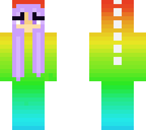 rainbow dino girl
