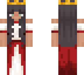red gown girl