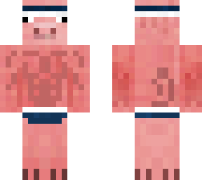 ripped workout pig