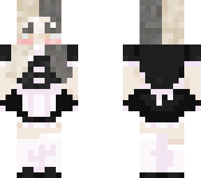 split dye maid dress